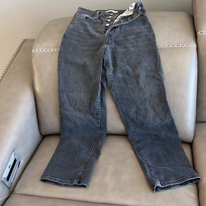 Washed black Levis worn twice